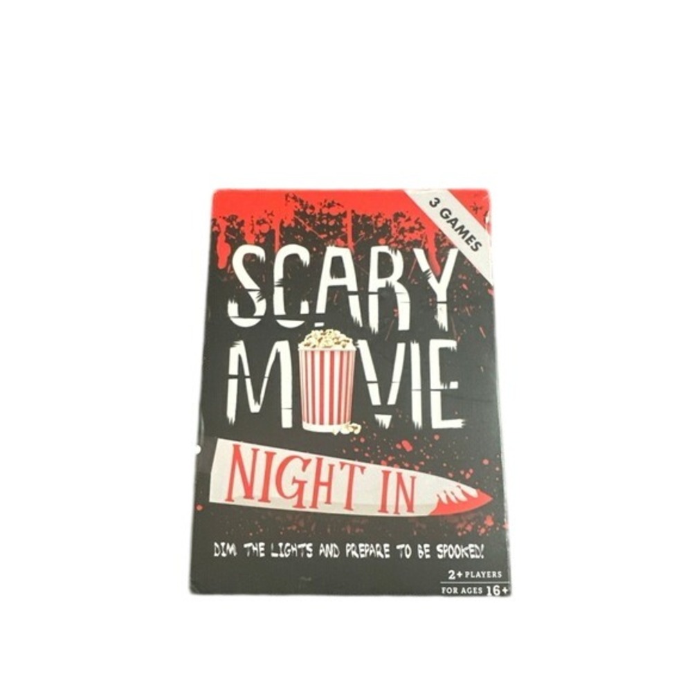 Halloween Scary Movie Night In Horror Card Games Halloween Party Scary Trivia